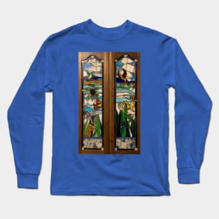 Stained Glass Doors Long Sleeve T-Shirt